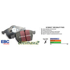 EBC Rear Ultimax2 Brake Pads, 2018-2025 WRX w/ CVT & Eyesight - Angle 2