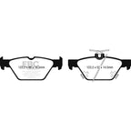 EBC Rear Ultimax2 Brake Pads, 2018-2025 WRX w/ CVT & Eyesight - Angle 3