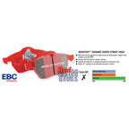 EBC RedStuff Front Brake Pads, 2000-2009 S2000 - Angle 2