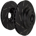 EBC USR Series Front Brake Rotors (Slotted, Pair/2), 2014-2019 Fiesta ST