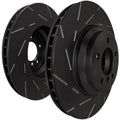 EBC USR Series Front Brake Rotors (Slotted, Pair/2), 2013-2018 Focus ST