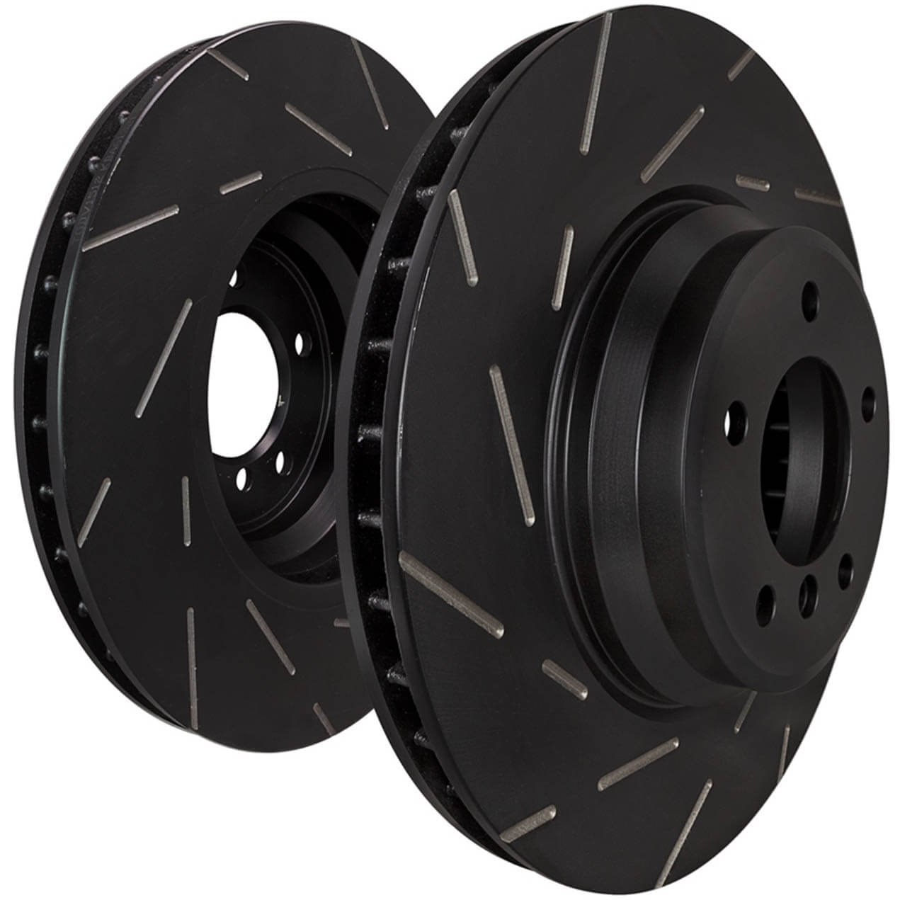 EBC USR Series Front Brake Rotors (Slotted, Pair/2), 2013-2018 Focus ST