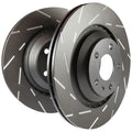 EBC USR Series Rear Brake Rotors (Slotted, Pair/2), 2016-2018 Focus RS