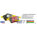EBC YellowStuff Rear Brake Pads, 2004-2017 STi & 2017-2026 BRZ w/ Brembo - Angle 2