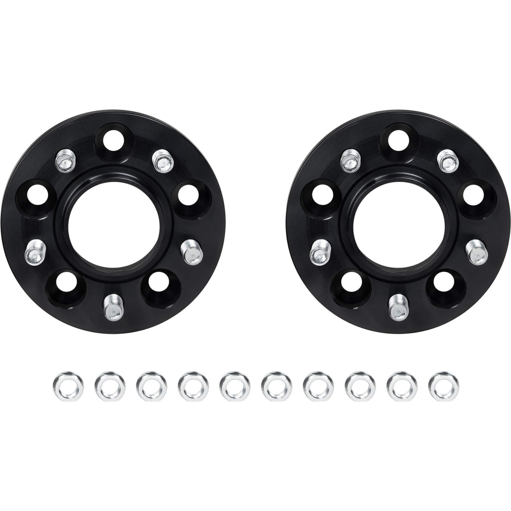Eibach Pro-Spacer Wheel Spacers Kit (15mm, 5x108, 63.3mm, Black, Pair/2), 2016-2018 Focus RS
