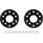 Eibach Pro-Spacer Wheel Spacers Kit (15mm, 5x108, 63.3mm, Black, Pair/2), 2016-2018 Focus RS