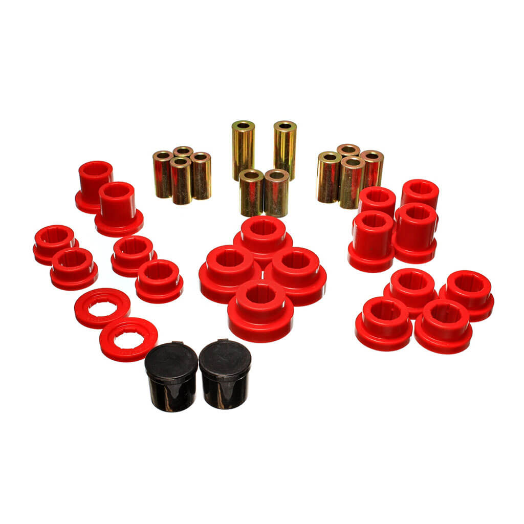 Energy Suspension Rear Control Arm Bushings Set (Red), 2000-2009 S2000