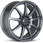 Enkei EDR9 Wheel - 17x8 / +45 / 5x100 & 5x114.3 - Silver - Angle 2