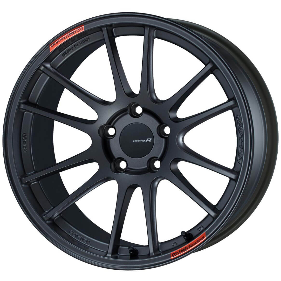 Enkei GTC01 RR Wheel - 18x8.5 / +35 / 5x114.3 - Matte Gunmetal
