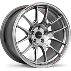 Enkei GTC02 Wheel - 18x10 / +25 / 5x114.3 - Hyper Silver - Angle 2