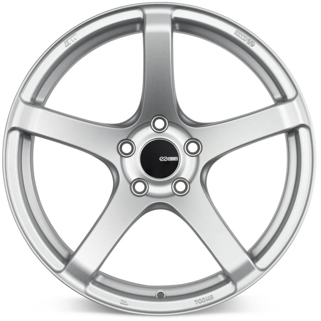 Enkei KOJIN Wheel - 17x9 / +45 / 5x114.3 - Matte Silver - Angle 2