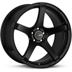 Enkei KOJIN Wheel - 18x8 / +45 / 5x114.3 - Matte Black - Angle 2