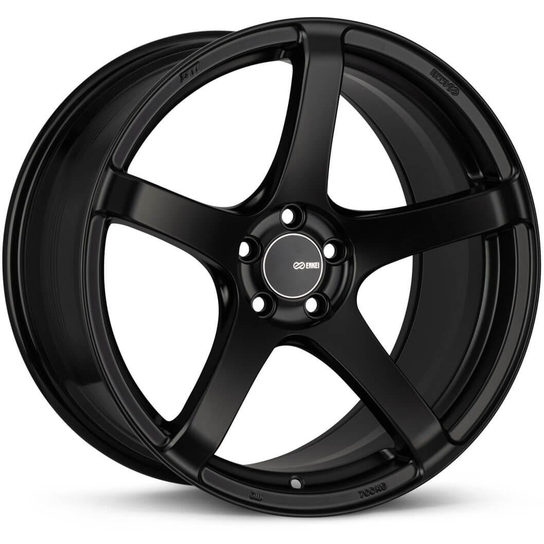 Enkei KOJIN Wheel - 18x8.5 / +50 / 5x114.3 - Matte Black - Angle 2