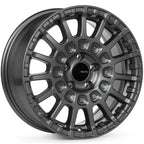 Enkei Overlander Wheel - 18x8 / +35 / 5x100 - Matte Gunmetal - Angle 2