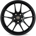 Enkei PF01 Wheel - 18x10.5 / +15 / 5x114.3 - Black - Angle 2