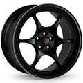 Enkei PF06 Wheel - 17x9 / +35 / 5x114.3 - Black Machined