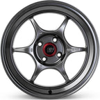 Enkei PF06 Wheel - 18x10.5 / +45 / 5x114.3 - Hyper Silver - Angle 2