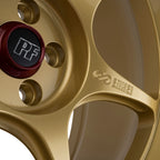 Enkei PF06 Wheel - 18x8.5 / +35 / 5x114.3 - Gold - Angle 5
