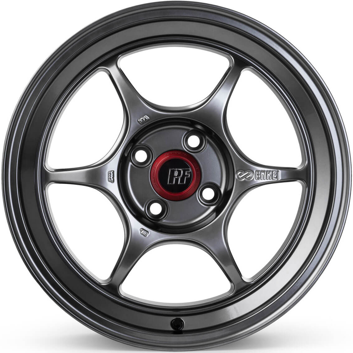 Enkei PF06 Wheel - 18x8.5 / +48 / 5x114.3 - Hyper Silver - Angle 2
