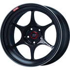 Enkei PF06 Wheel - 18x9.5 / +20 / 5x114.3 - Black Machined - Angle 3