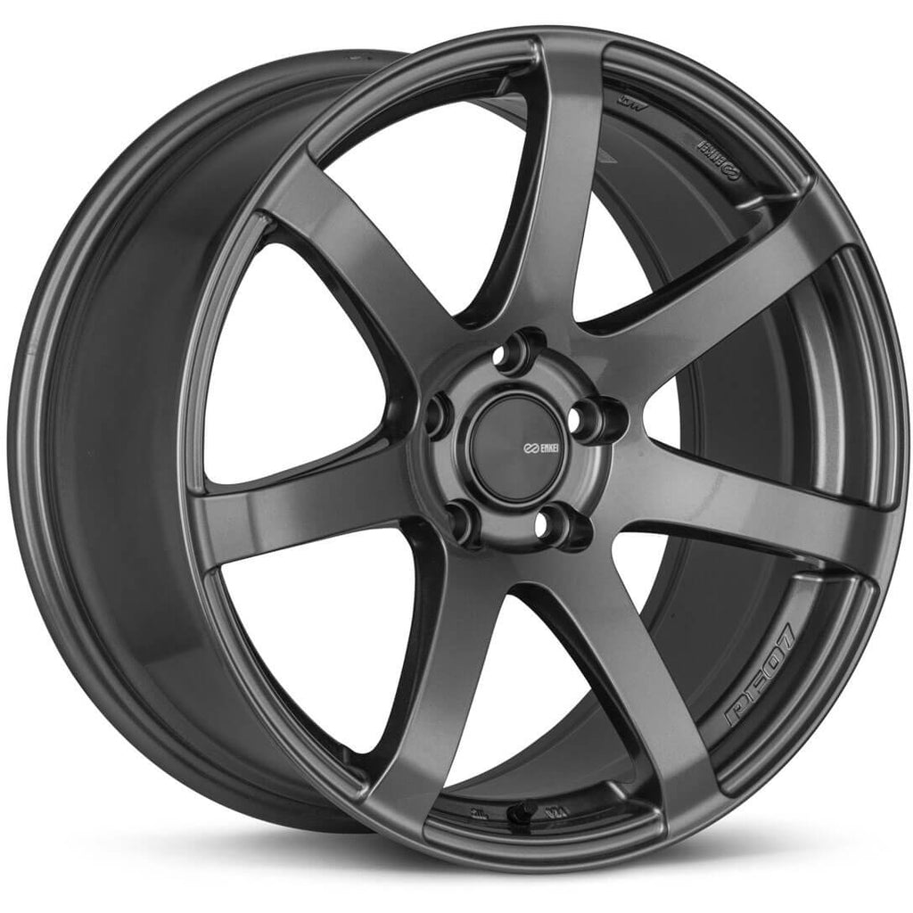 Enkei PF07 Wheel - 18x9.5 / +25 / 5x114.3 - Dark Silver