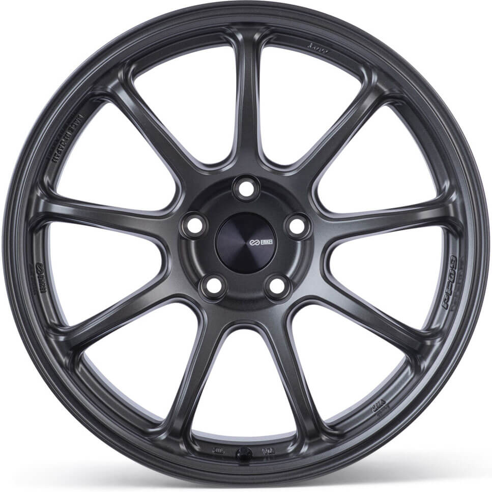 Enkei PF09 Wheel - 17x8 / +25 / 5x112 - Matte Gunmetal