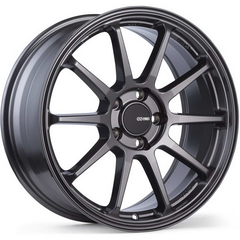 Enkei PX-10 Wheel - 17x7.5 / +45 / 5x100 - Gunmetal - Angle 2