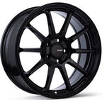 Enkei PX-10 Wheel - 18x8 / +45 / 5x114.3 - Gloss Black - Angle 2
