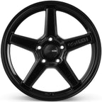 Enkei QUASAR Wheel - 17x7.5 / +45 / 5x100 - Gloss Black - Angle 2
