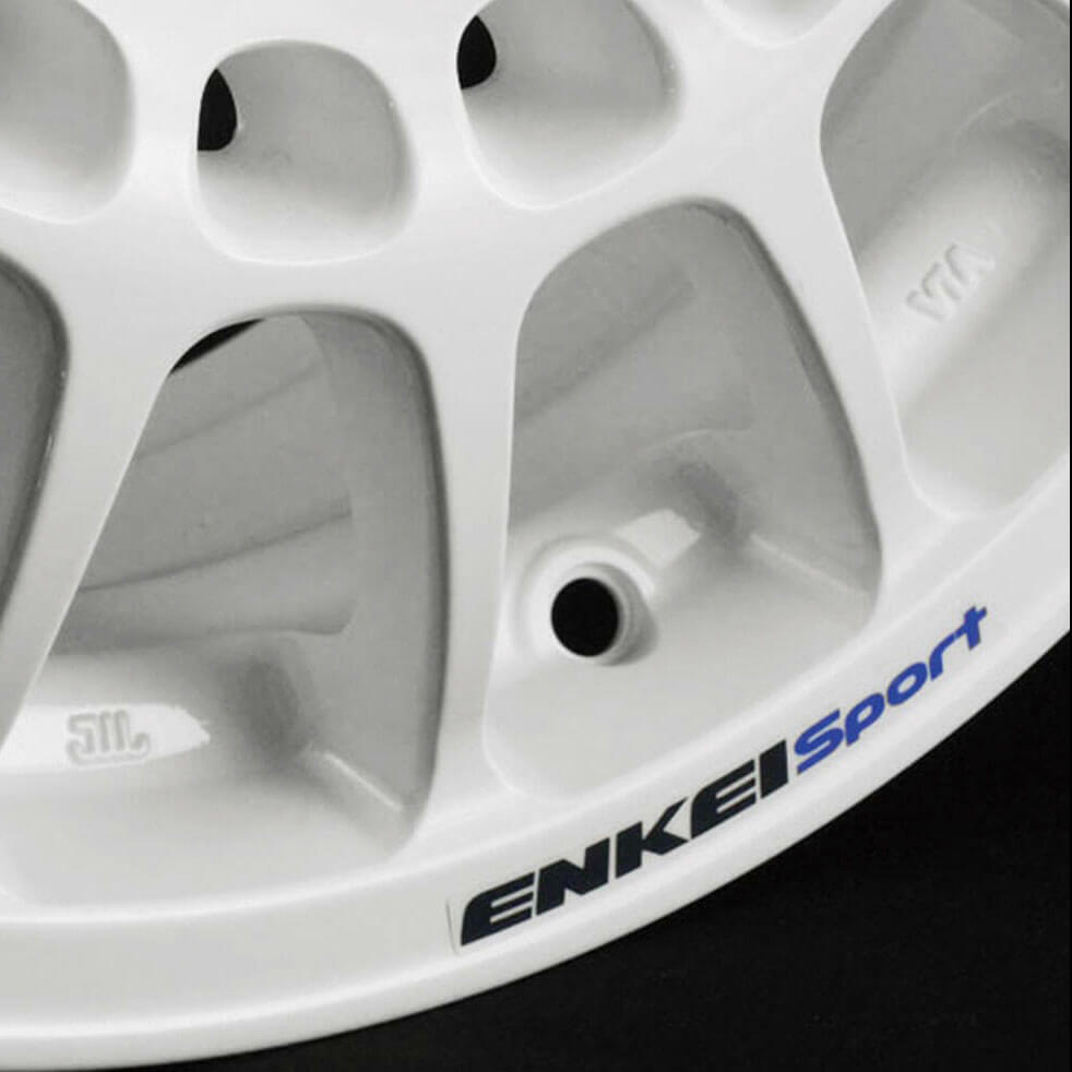 Enkei RC-G5 Wheel - 15x7 / +35 / 5x114.3 - White - Angle 2