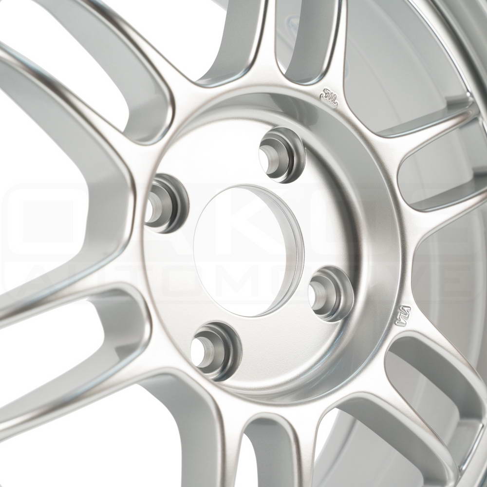 Enkei RPF1 Wheel - 16x7 / +43 / 4x100 - Silver - Angle 3