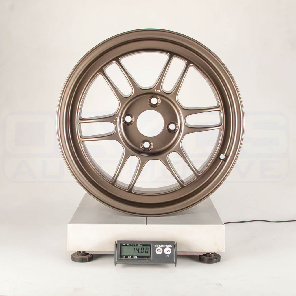 Enkei RPF1 Wheel - 16x7 / +43 / 4x108 - Matte Bronze - Angle 7