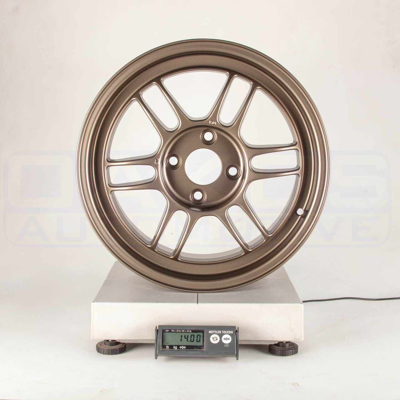 Enkei RPF1 Wheel - 16x7 / +43 / 4x108 - Matte Bronze - Angle 7