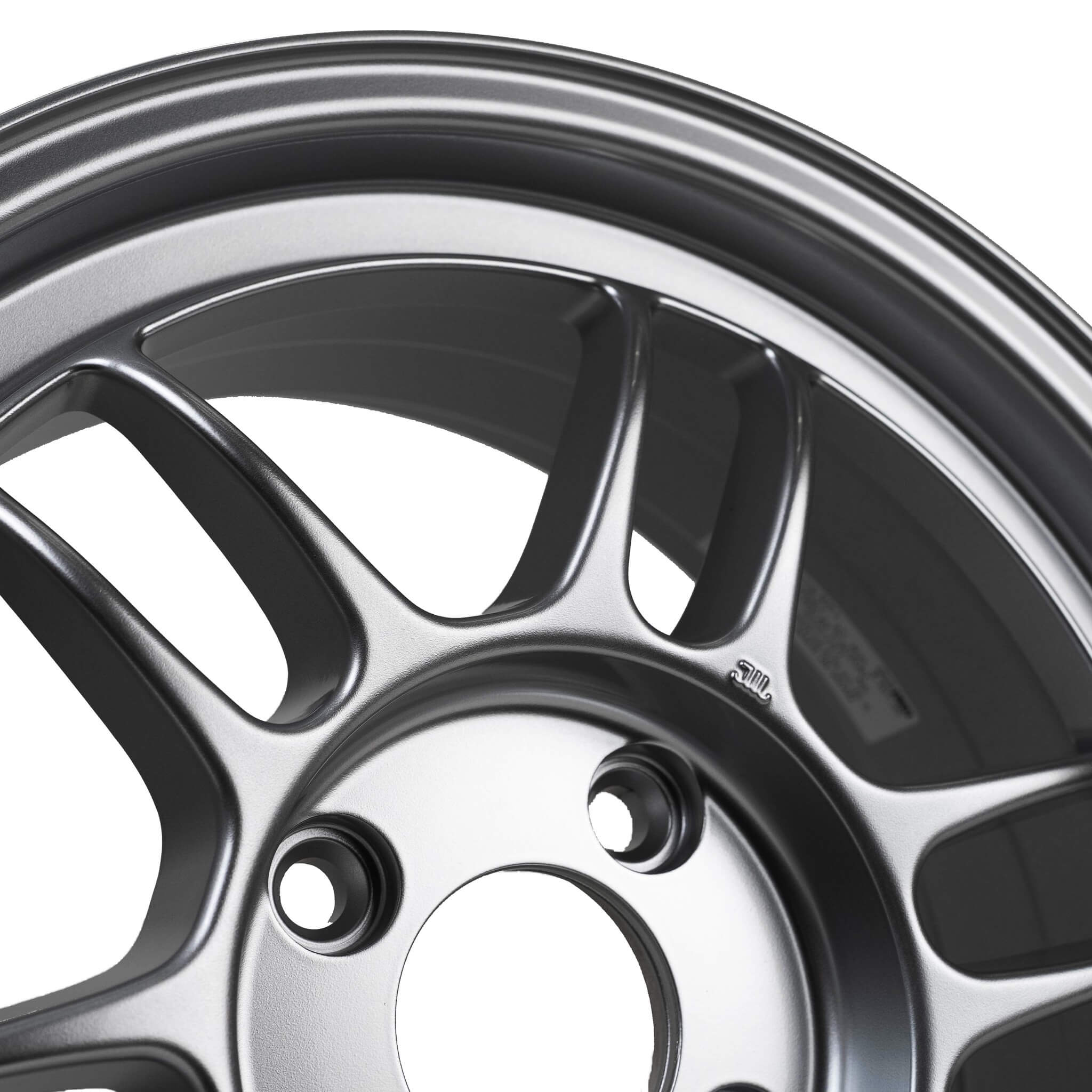Enkei RPF1 Wheel - 16x7 / +43 / 4x108 - Silver - Angle 3