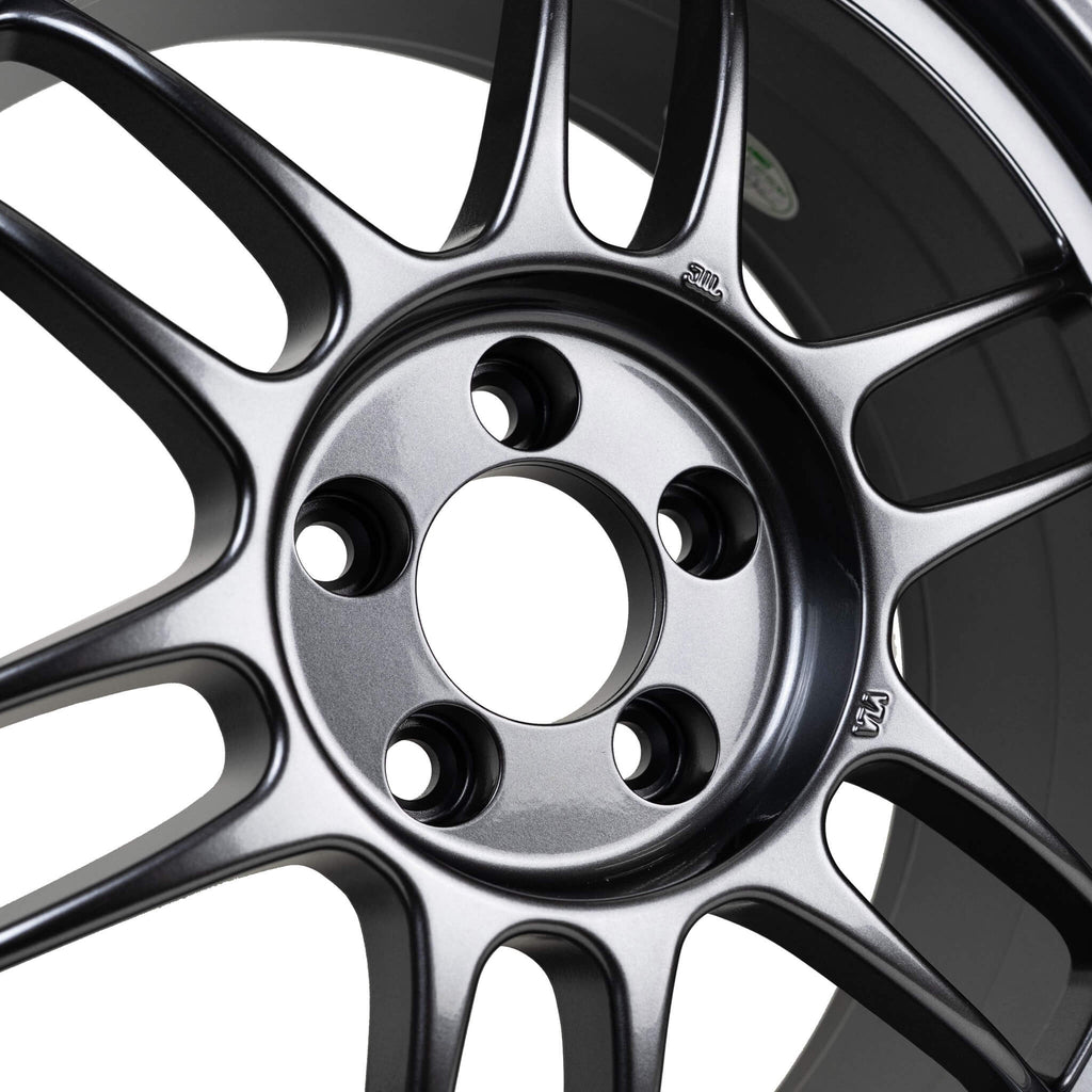 Enkei RPF1 Wheel - 17x8 / +45 / 5x100 - Gunmetal - Angle 2