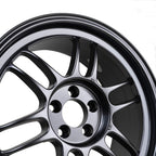 Enkei RPF1 Wheel - 17x8 / +45 / 5x100 - Gunmetal - Angle 3
