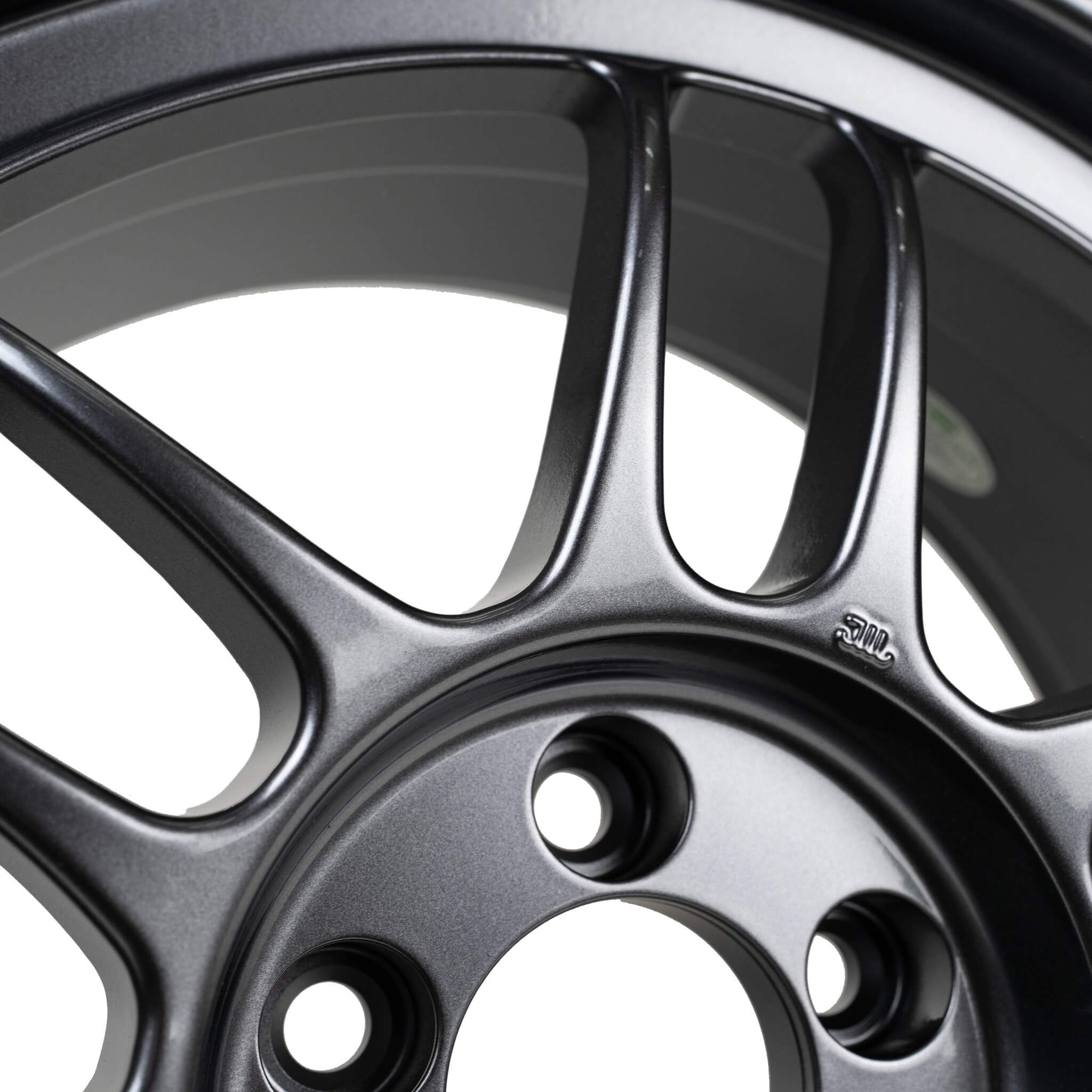 Enkei RPF1 Wheel - 17x8 / +45 / 5x100 - Gunmetal - Angle 4