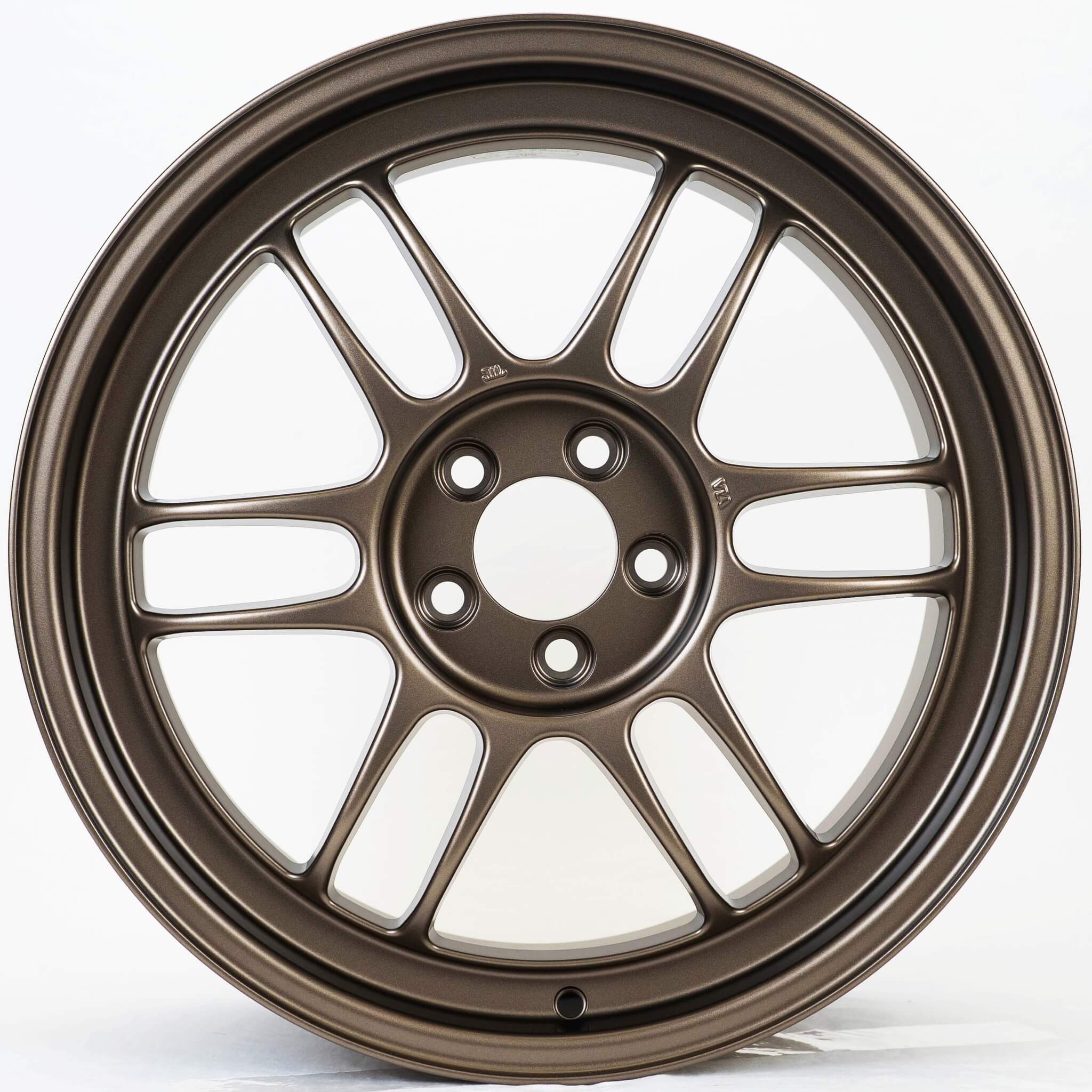 Enkei RPF1 Wheel - 17x8 / +45 / 5x100 - Matte Bronze - Angle 2