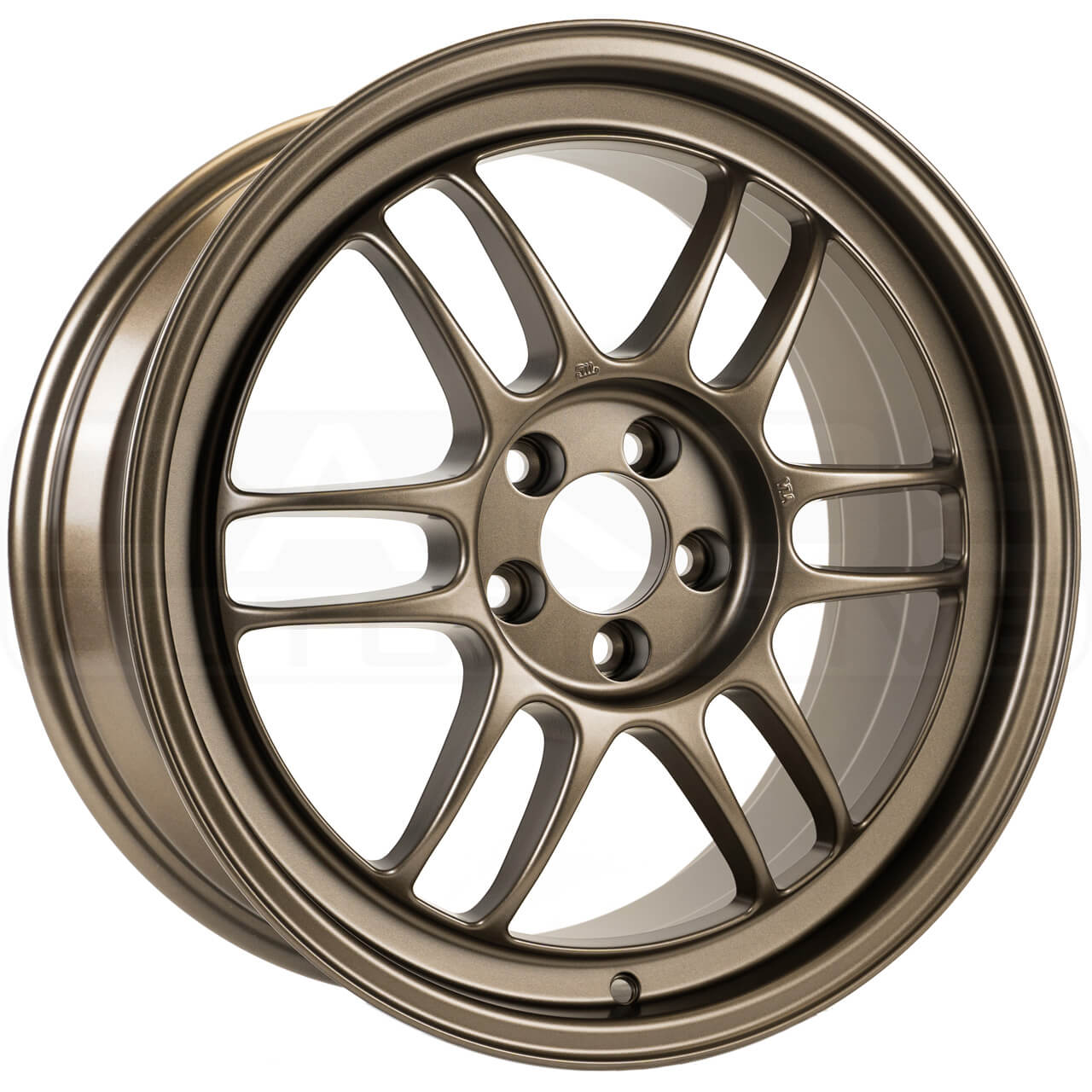 Enkei RPF1 Wheel - 17x8 / +45 / 5x100 - Matte Bronze - Angle 7