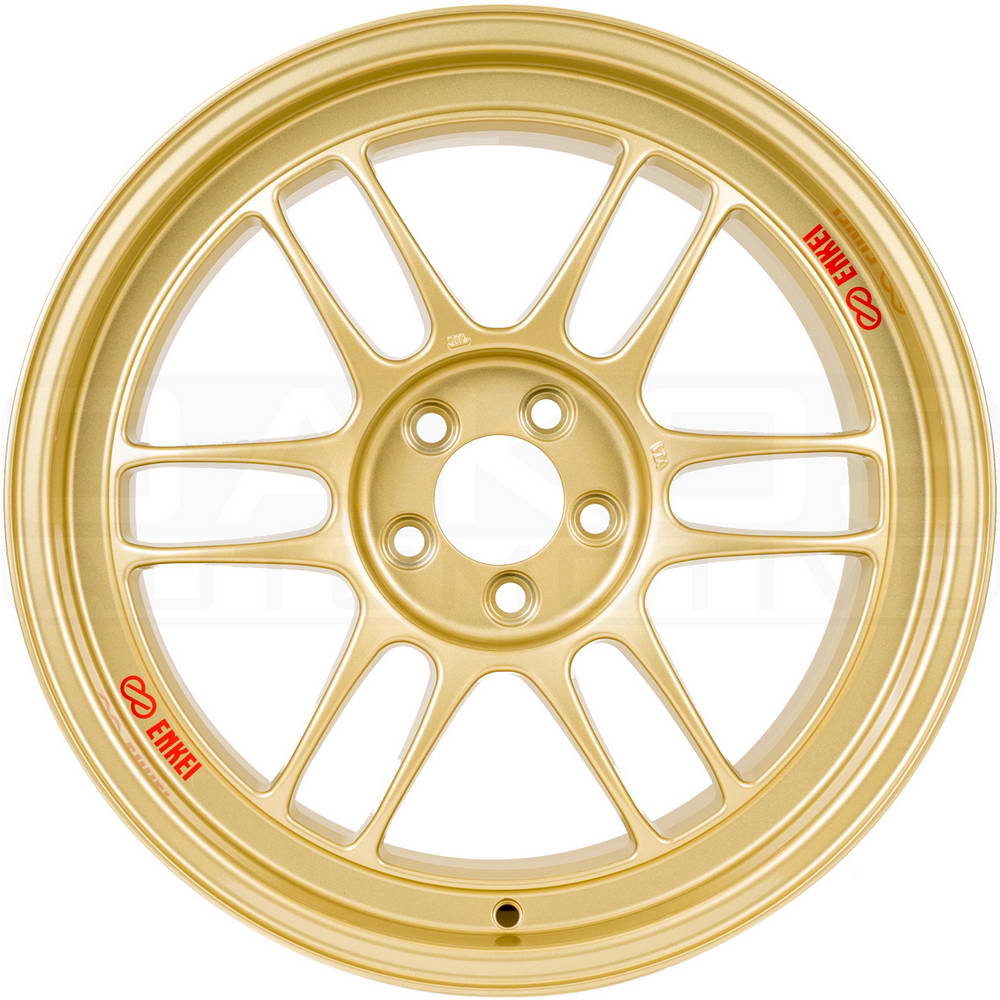 Enkei RPF1 Wheel - 17x9 / +35 / 5x100 - Gold - Angle 2