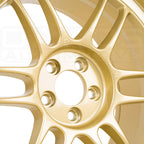 Enkei RPF1 Wheel - 17x9 / +35 / 5x100 - Gold - Angle 3