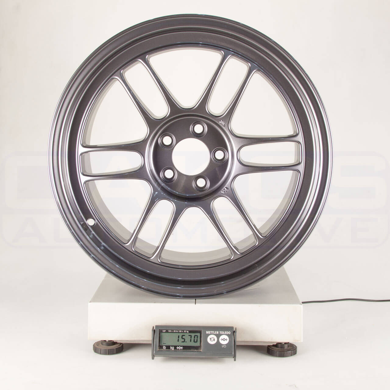 Enkei RPF1 Wheel - 17x9 / +35 / 5x100 - Gunmetal - Angle 7