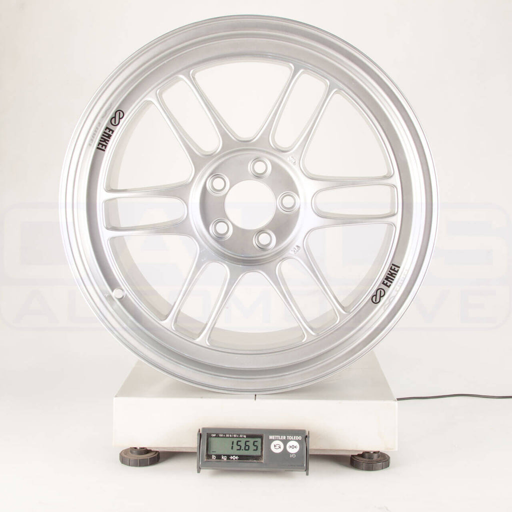 Enkei RPF1 Wheel - 17x9 / +35 / 5x100 - Silver - Angle 5