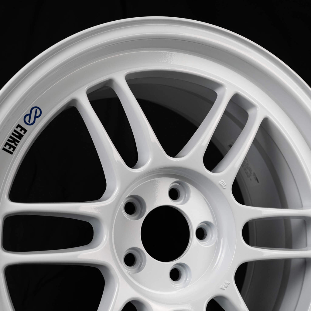 Enkei RPF1 Wheel - 17x9 / +35 / 5x100 - White - Angle 3