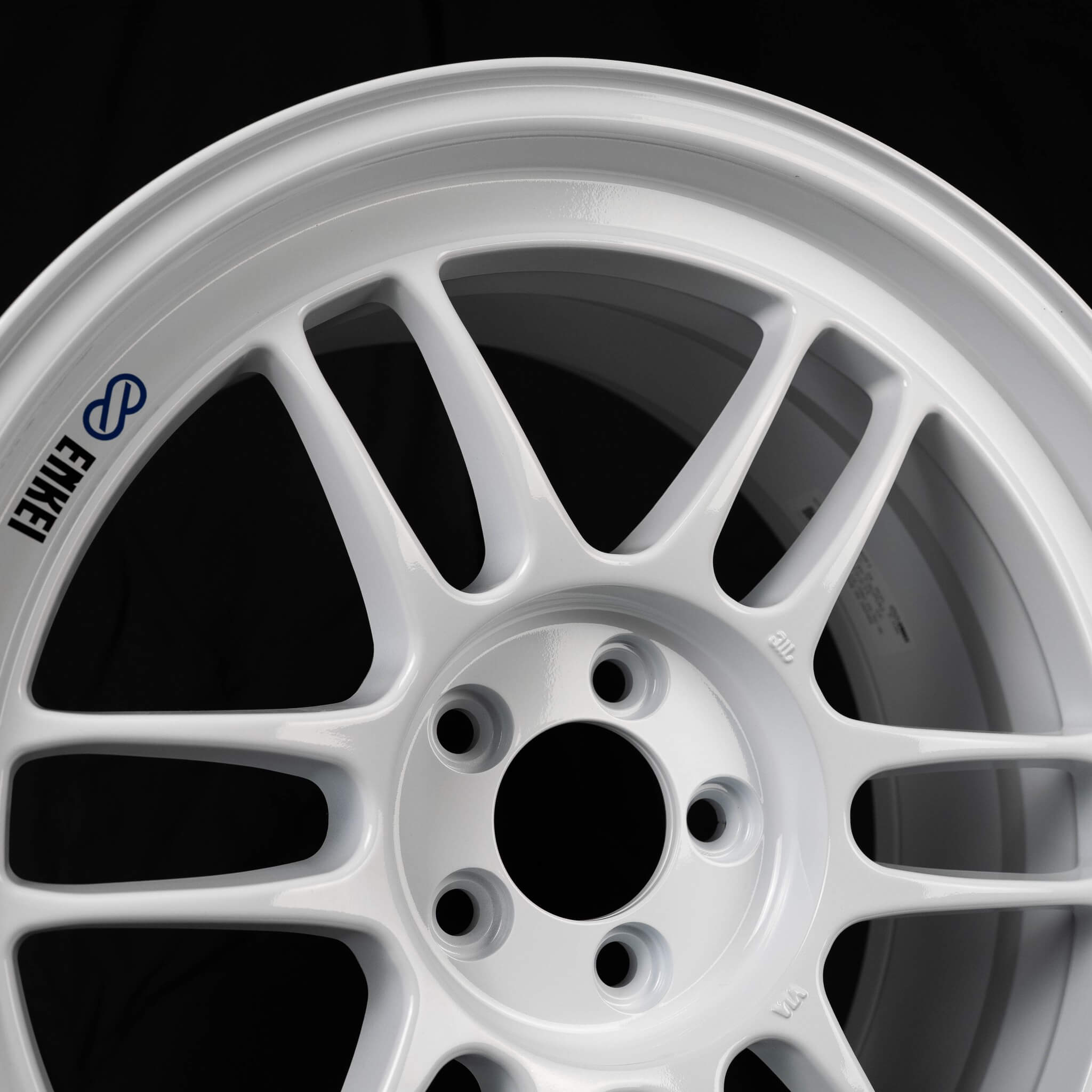 Enkei RPF1 Wheel - 17x9 / +35 / 5x100 - White - Angle 3