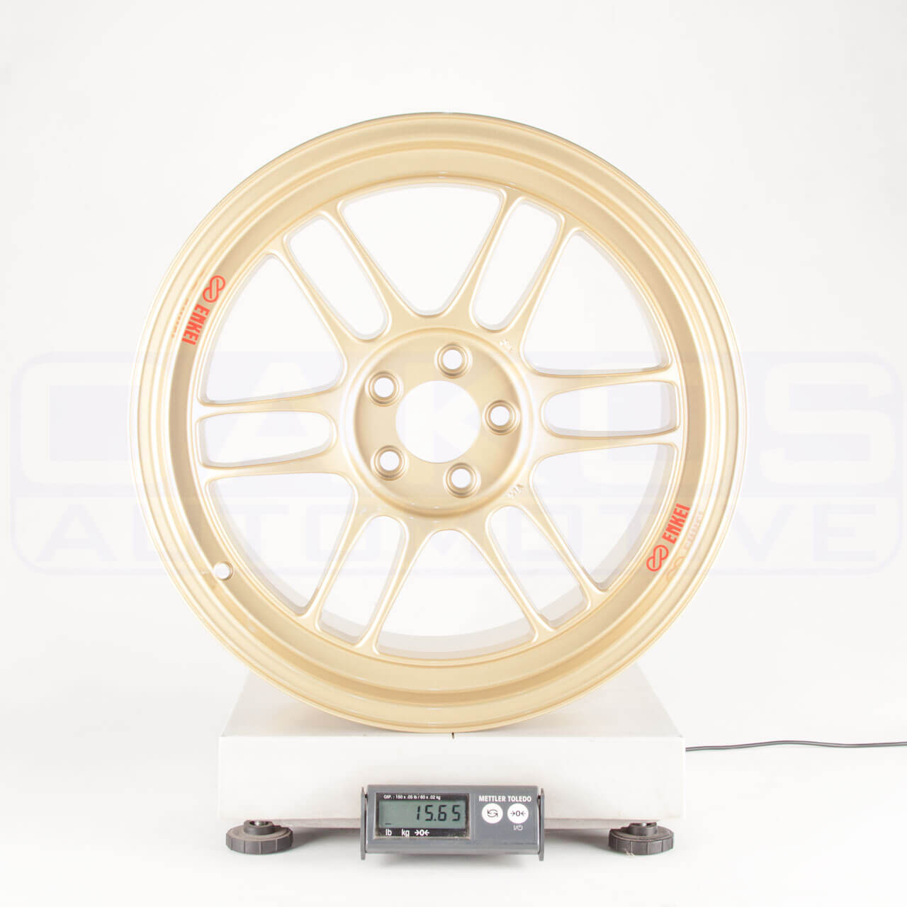 Enkei RPF1 Wheel - 17x9 / +45 / 5x100 - Gold - Angle 5