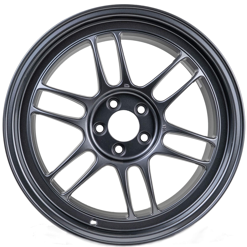 Enkei RPF1 Wheel - 17x9 / +45 / 5x100 - Gunmetal - Angle 2