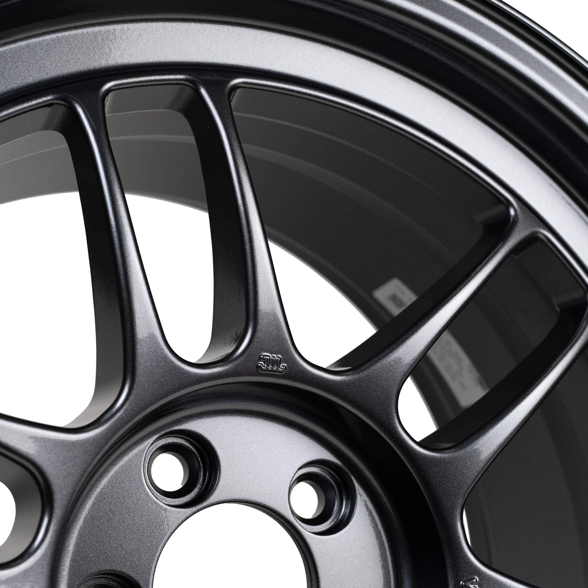 Enkei RPF1 Wheel - 17x9 / +45 / 5x100 - Gunmetal - Angle 3
