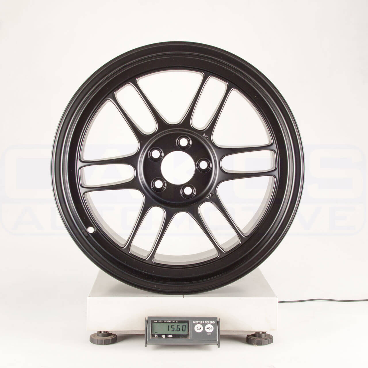 Enkei RPF1 Wheel - 17x9 / +45 / 5x100 - Matte Black - Angle 5