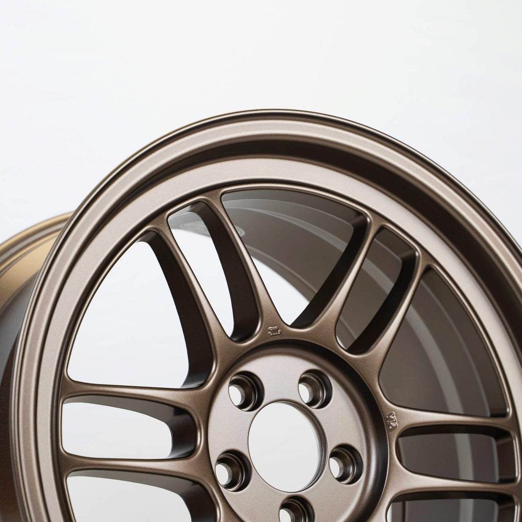 Enkei RPF1 Wheel - 17x9 / +45 / 5x100 - Matte Bronze - Angle 3